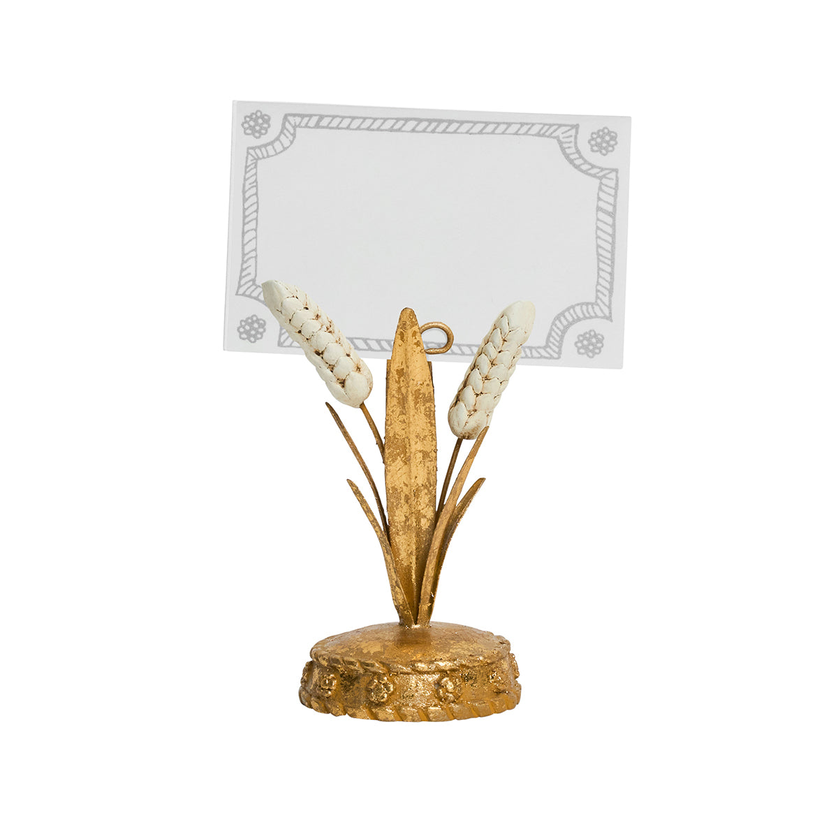 Berry & Thread Place Card Set/12 - Silver - styled table setting view