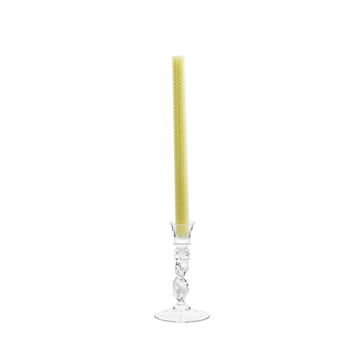 Berry 7" Spiral Candlestick - styled table setting view