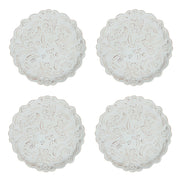 Berry & Thread Thistle Cocktail Plate Set/4 - Whitewash