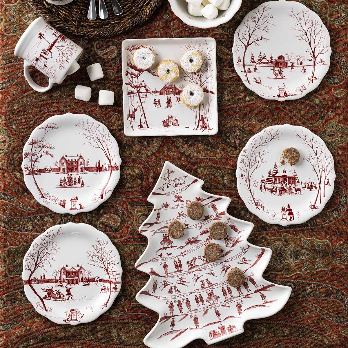 Country Estate Winter Frolic 15 in Tree Platter – Shop Juliska