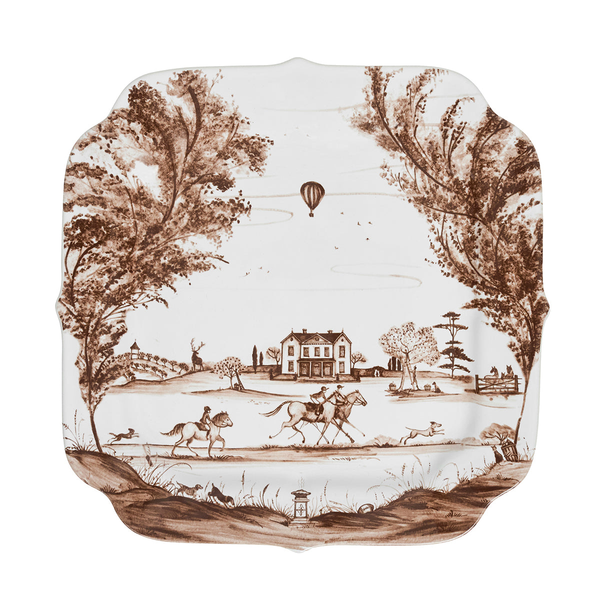 Country Estate Harvest 12" Tray - Sepia
