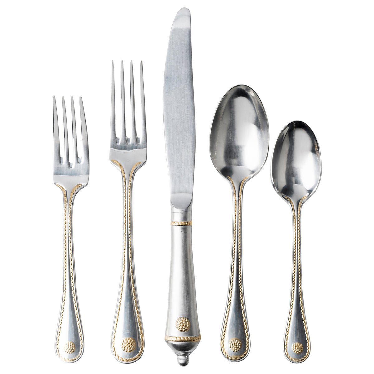 Shop Berry & Thread 5pc Setting - Bright Satin/Gold online.