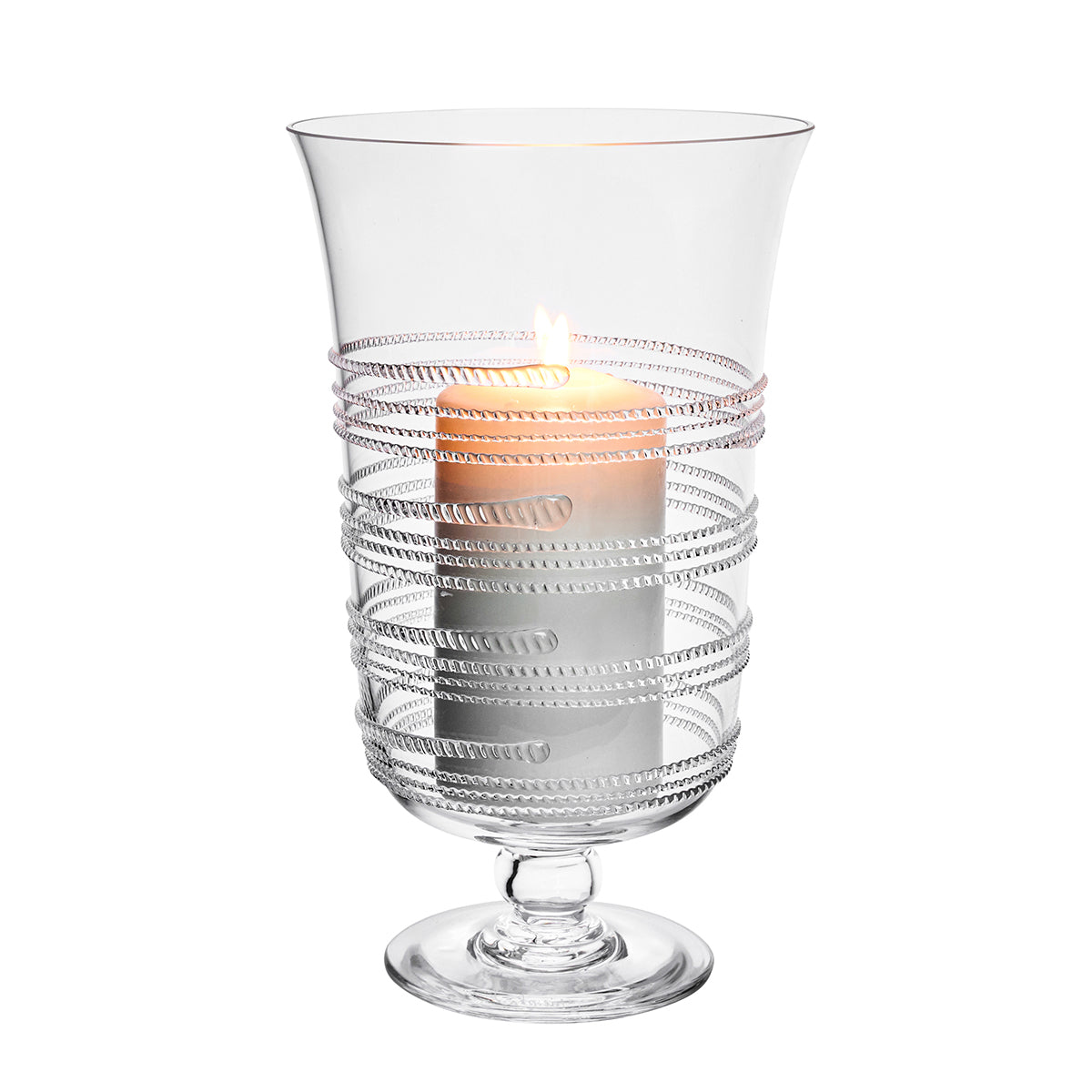 Ella 11" Hurricane - styled table setting view