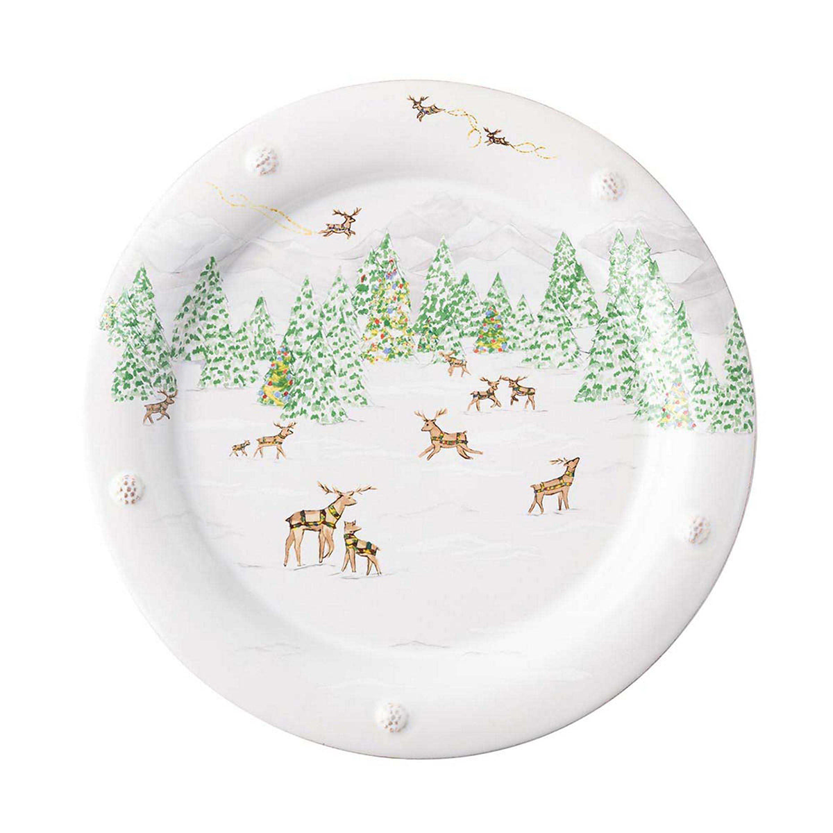 Berry & Thread North Pole 4pc Place Setting - detail view