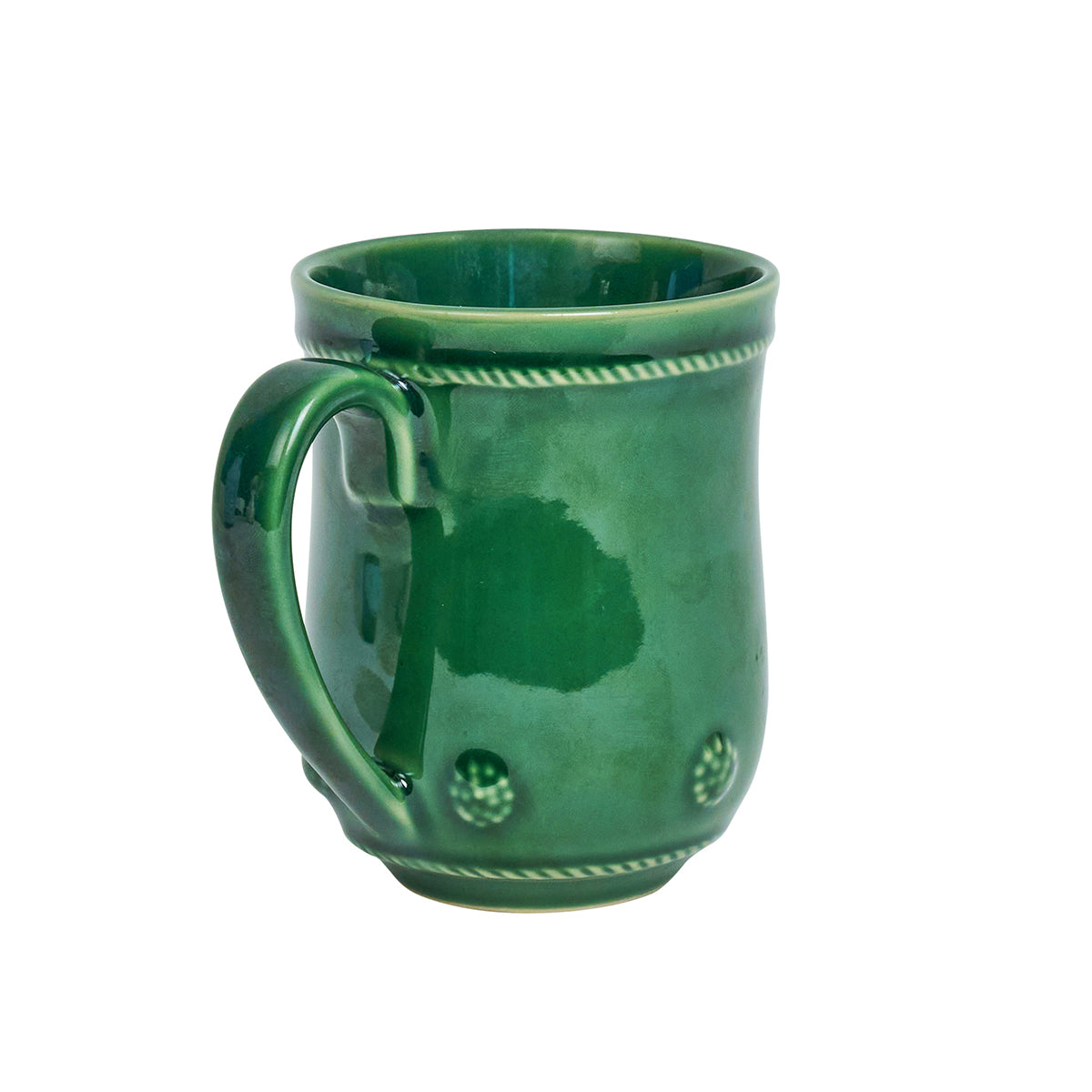 Berry & Thread Flared Mug - Basil - detail view