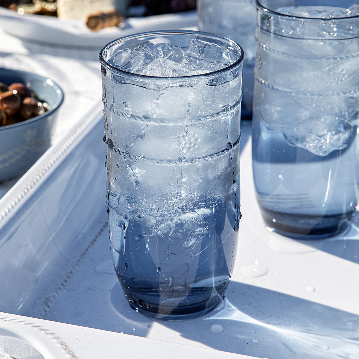 Isabella Acrylic Large Tumbler - Blue – Juliska