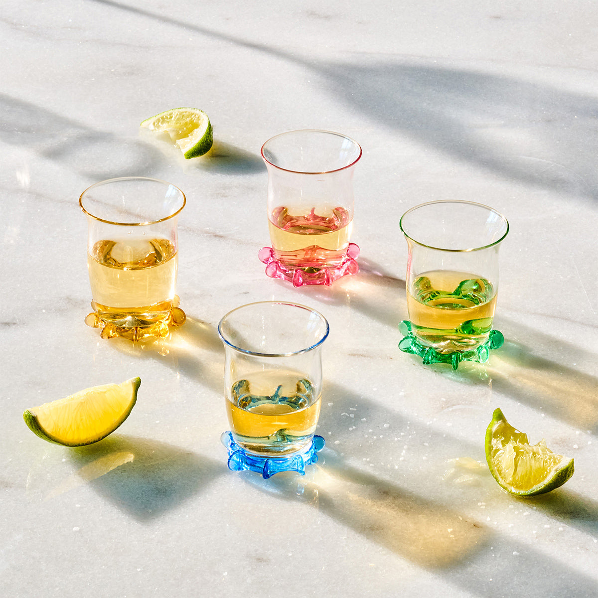 Harriet Shot Glass Assorted Set/4 - Multi – Juliska