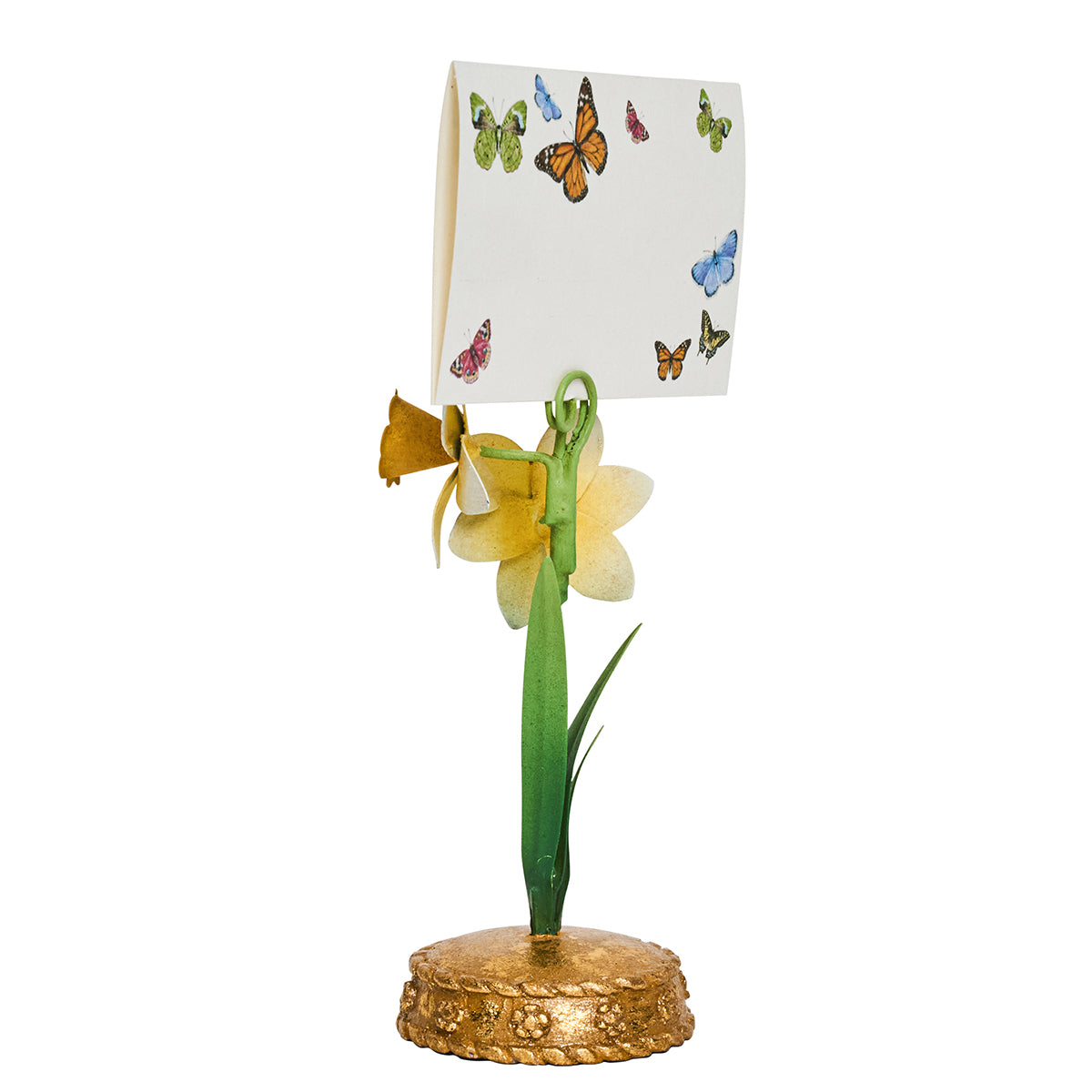 Meadow Walk Daffodil Place Card Holder - Yellow – Juliska