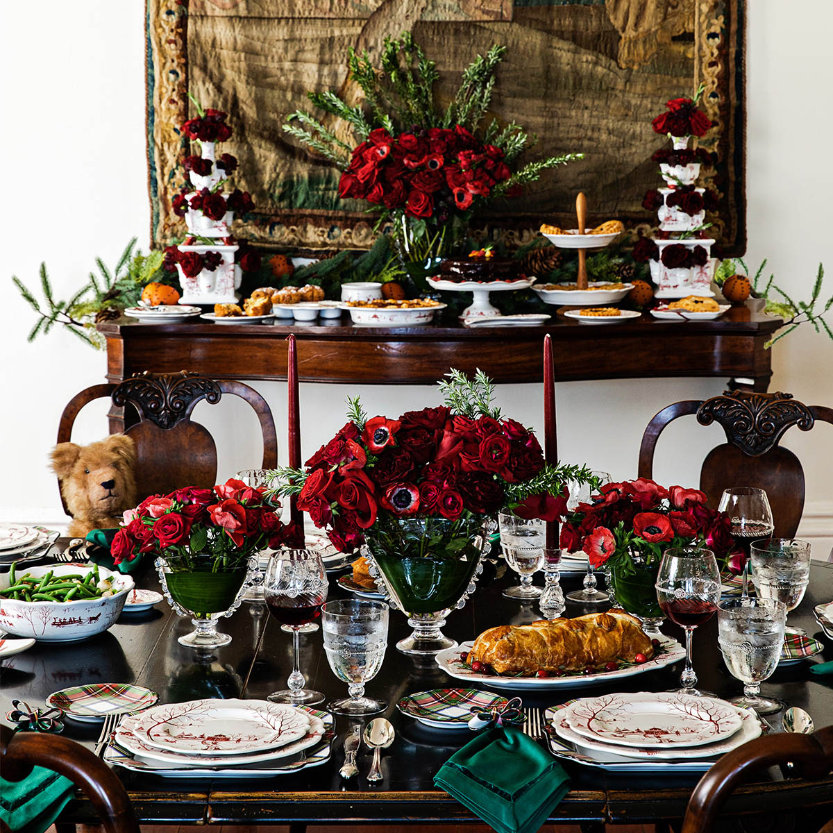 Country Estate Winter Frolic Dinner Plate - Ruby – Juliska
