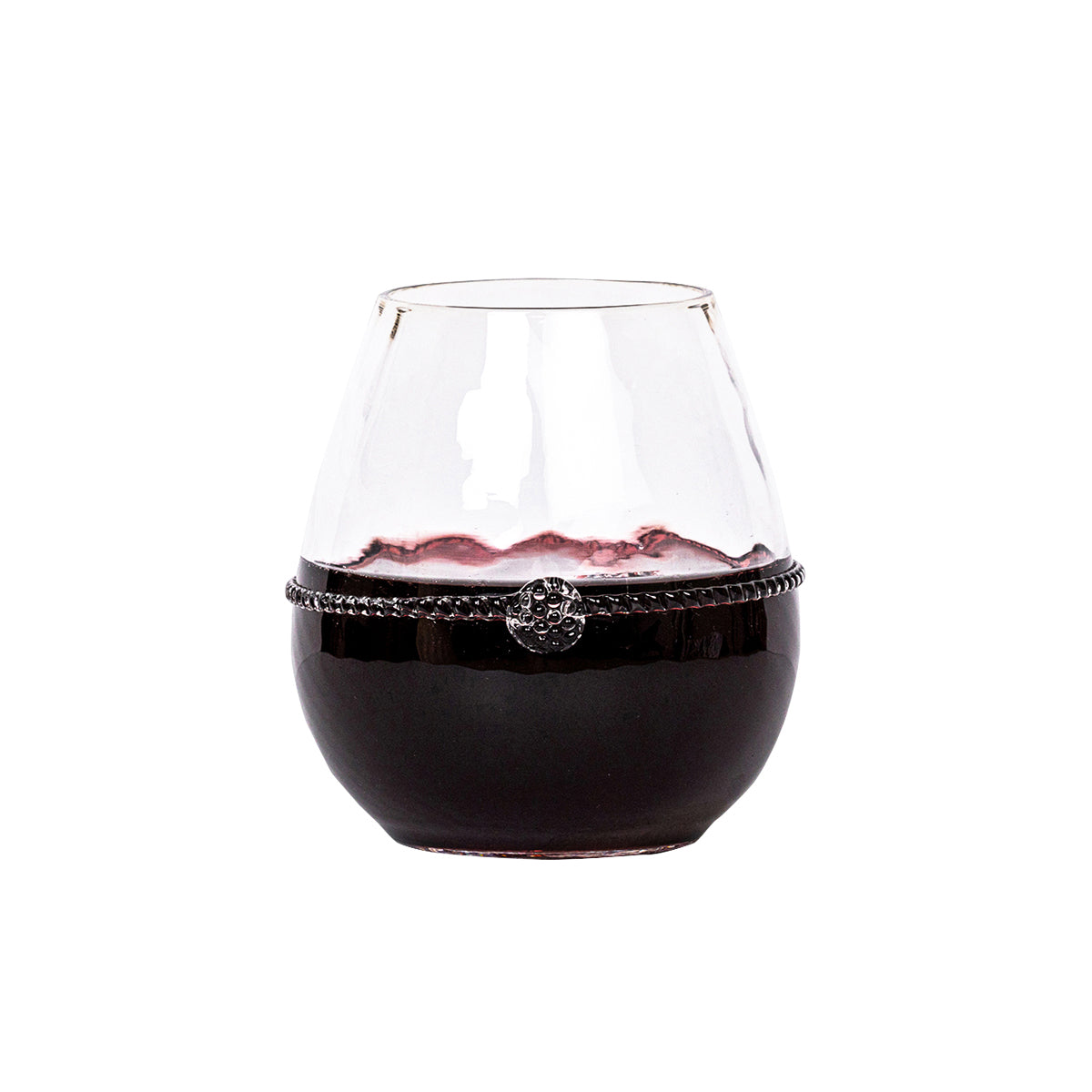 Graham Stemless Red Wine Glass - styled table setting view