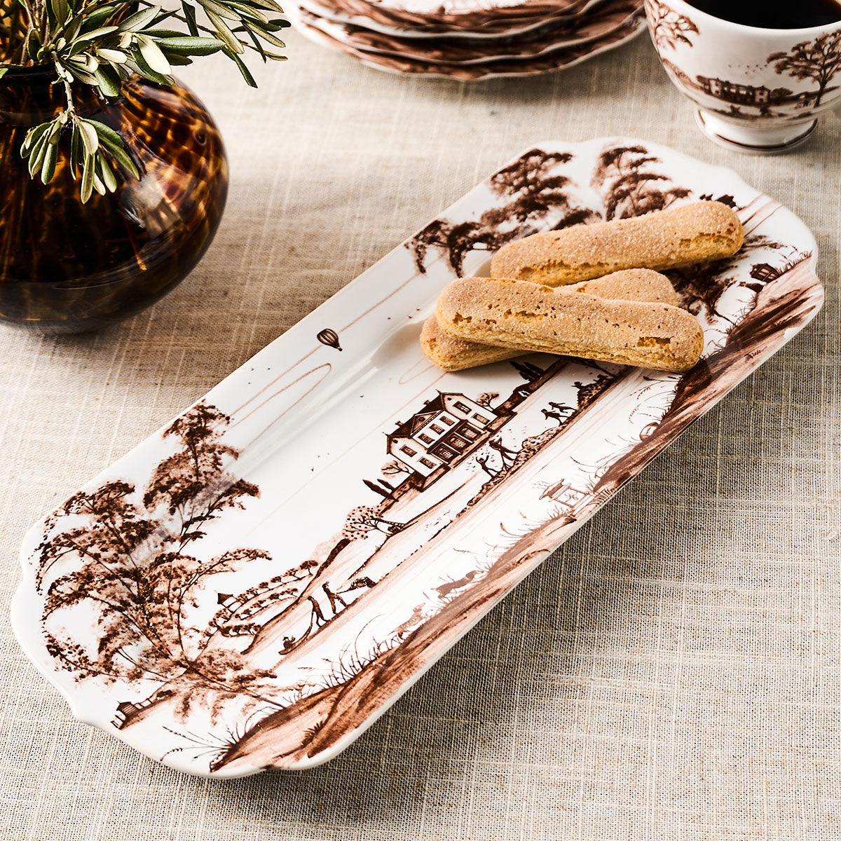 Country Estate Harvest 15 in Hostess Tray - Sepia – Juliska