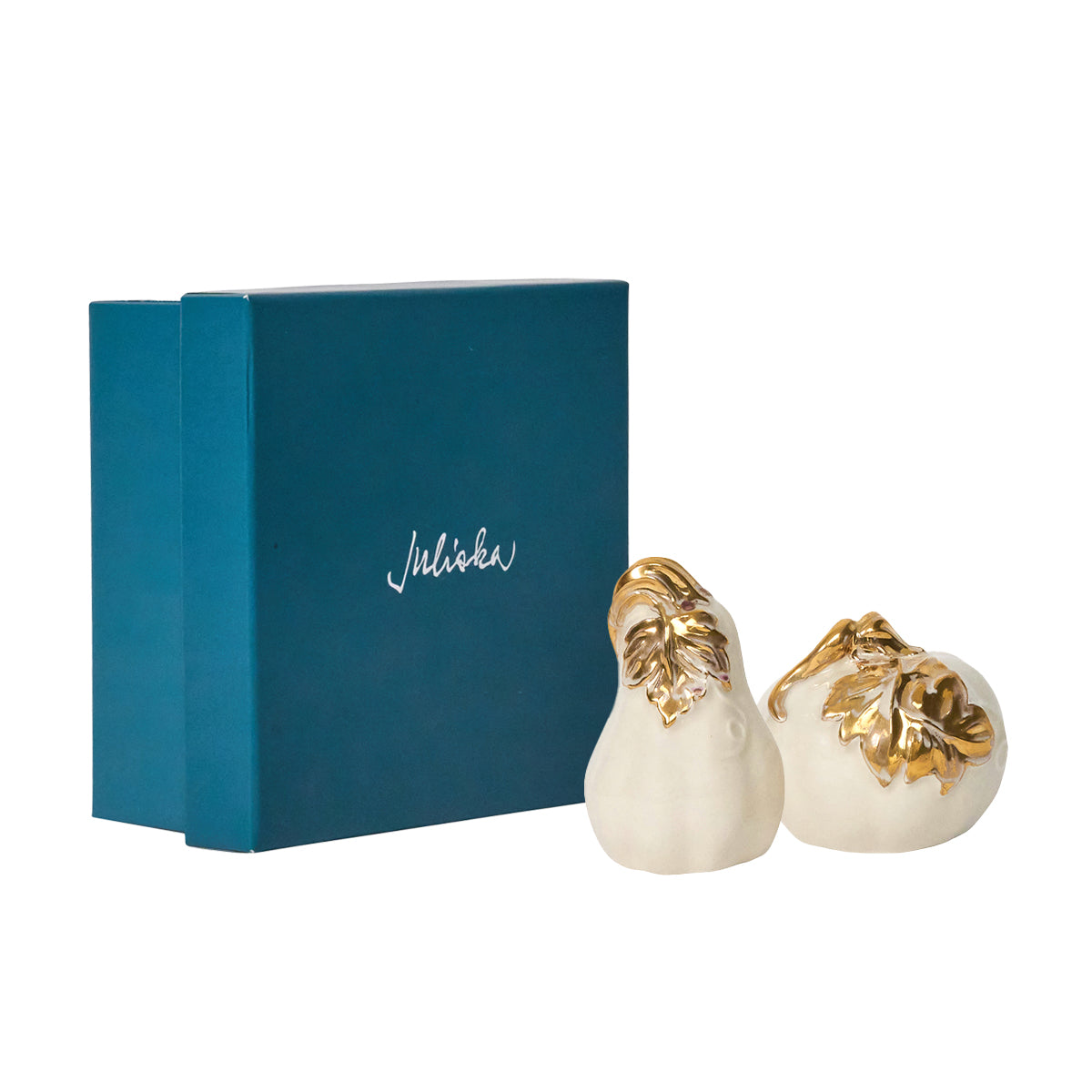 Forest Walk Pumpkin Salt & Pepper Shakers - Gold – Juliska