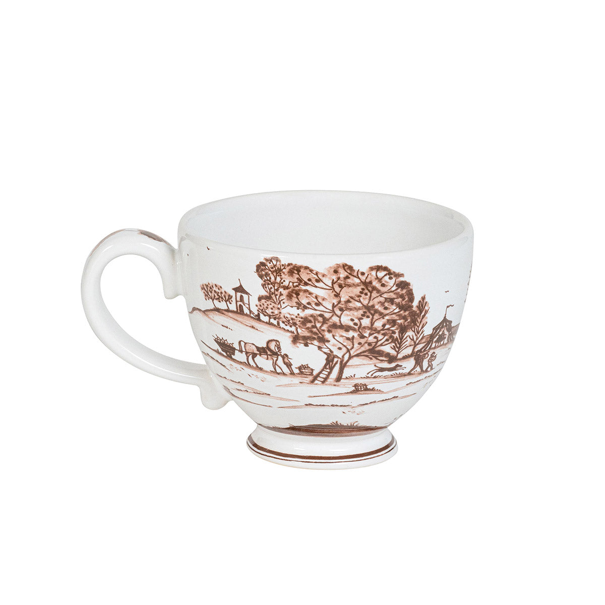 Country Estate Harvest Breakfast Cup - Sepia, alternate angle
