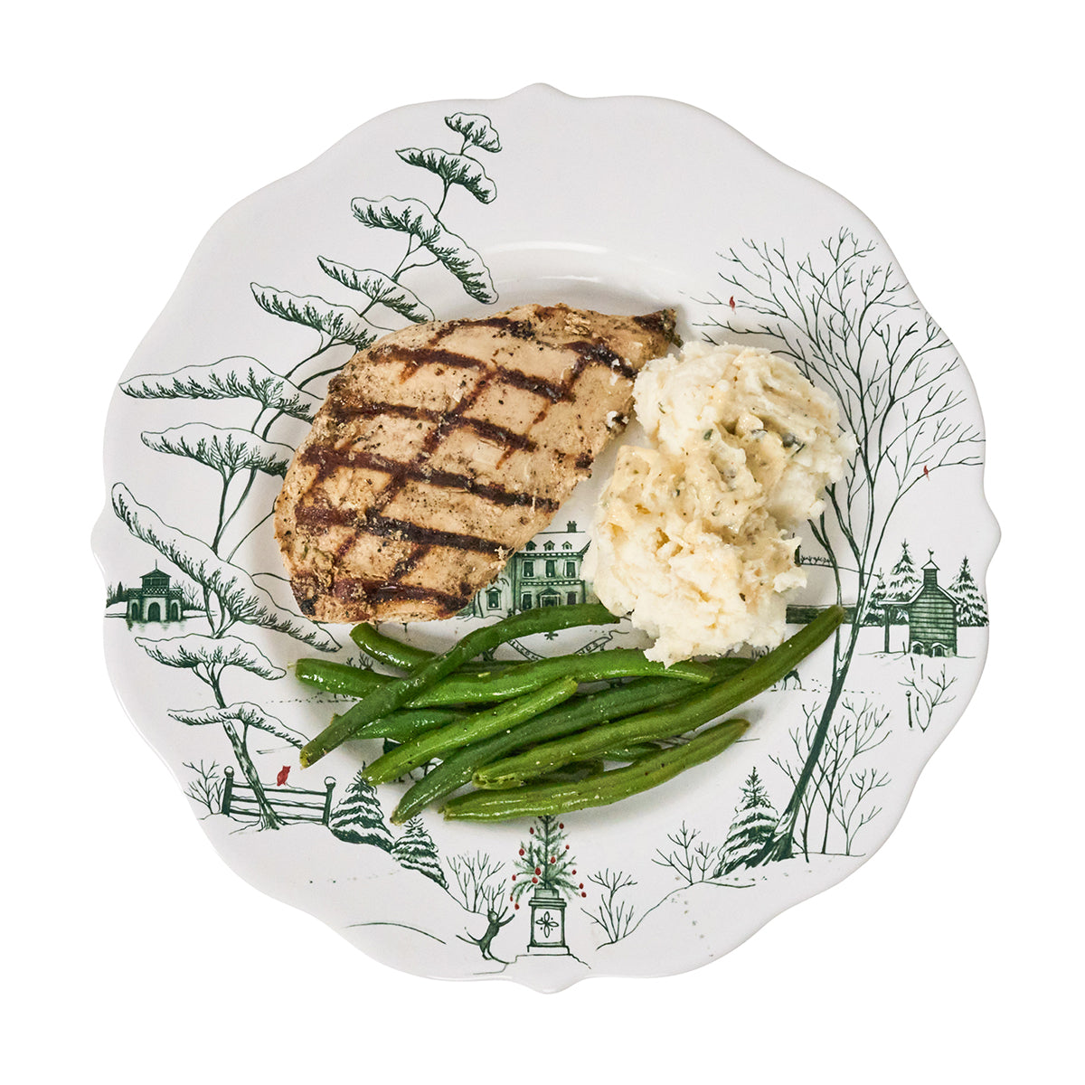 Country Estate Winter Frolic Dinner Plate - Evergreen – Juliska
