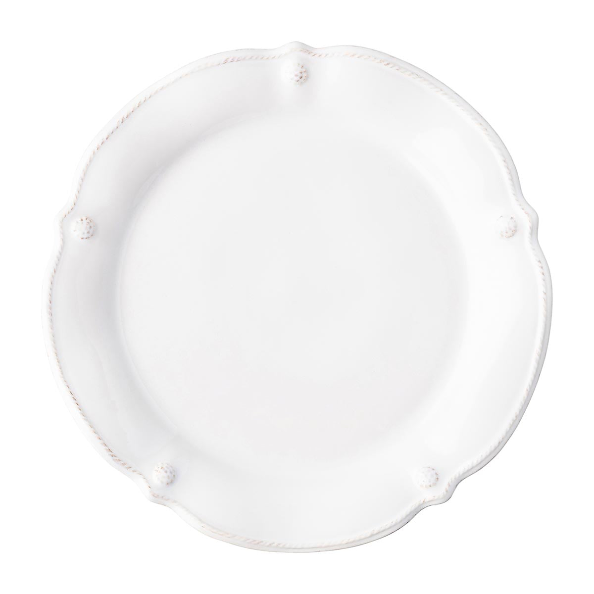 Flared Dinner Plate - Whitewash
