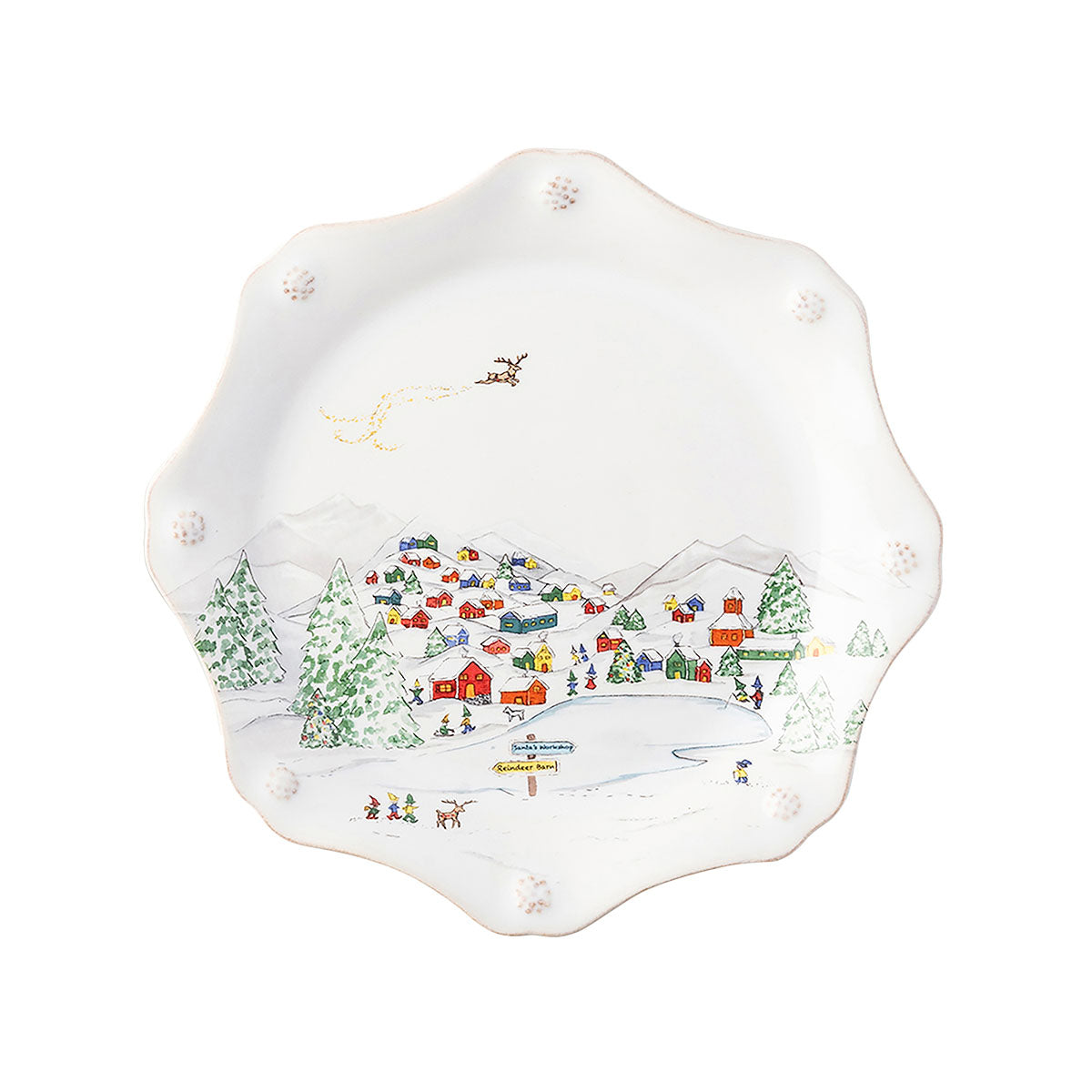 Berry & Thread North Pole Dessert/Salad Plate - North Pole