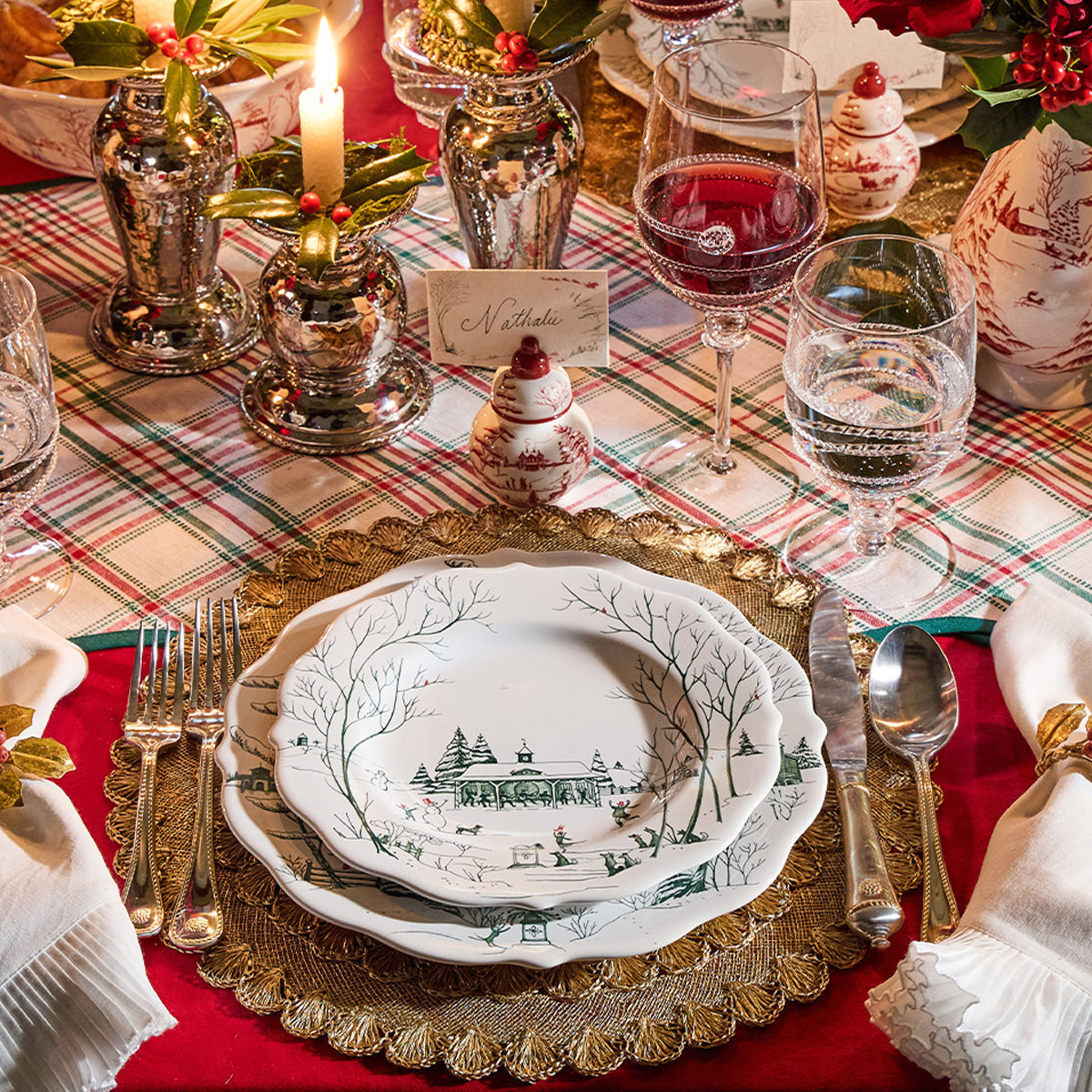 Country Estate Winter Frolic Dinner Plate - Evergreen – Juliska