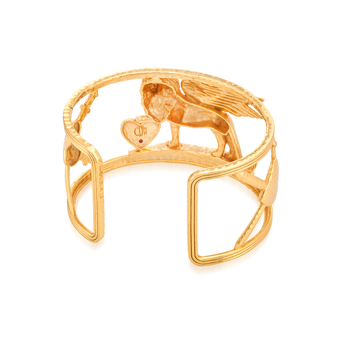 Lionheart Cuff - Gold inside detail 