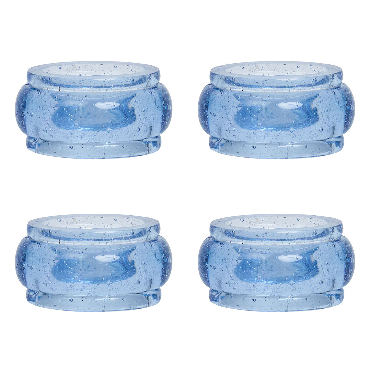Provence Napkin Ring Set/4 - Chambray - Chambray
