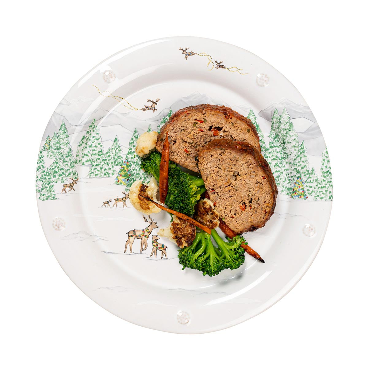 Shop Berry & Thread Dinner Plate - Northpole from Juliska. – Shop