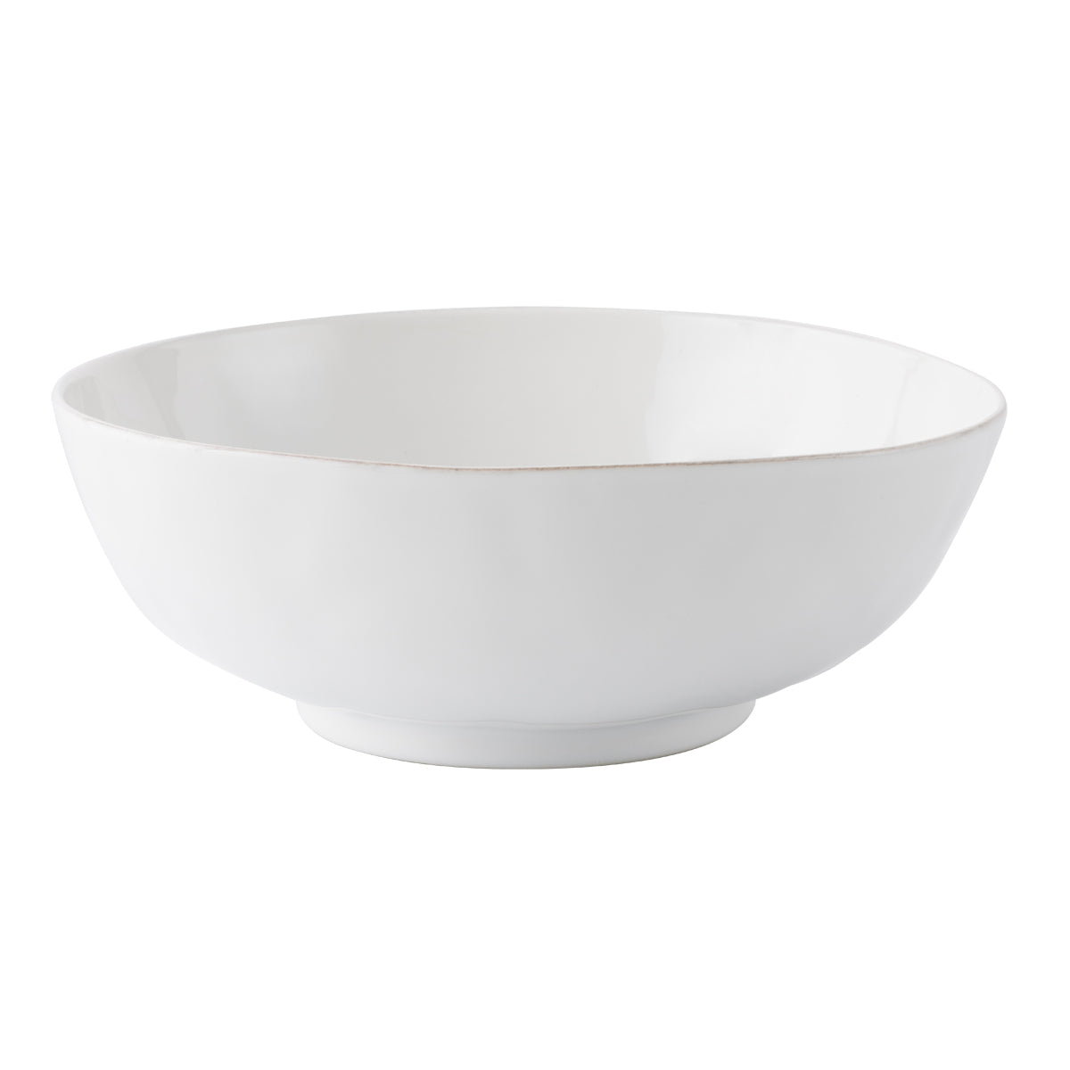 From our Puro Collection - Purely lovely in its understated aesthetic, this utilitarian bowl is our go-to piece for everything from a quick bowl of porridge in the morning to a decadent soul-stirring gumbo for a special gathering. Also ideal for layering with our additional whitewash collections with wild abandon.