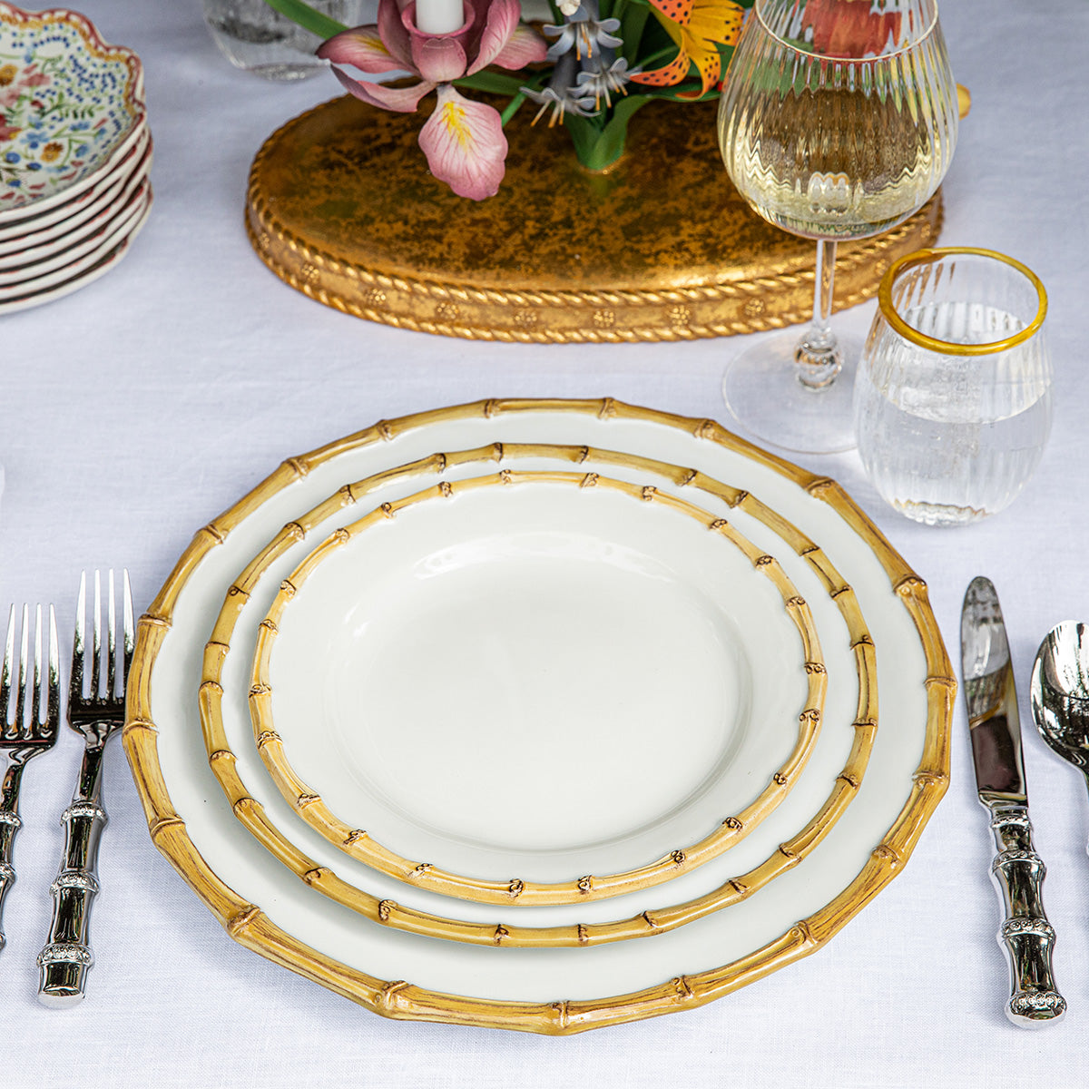 Juliska Bamboo Dessert/Salad Plate