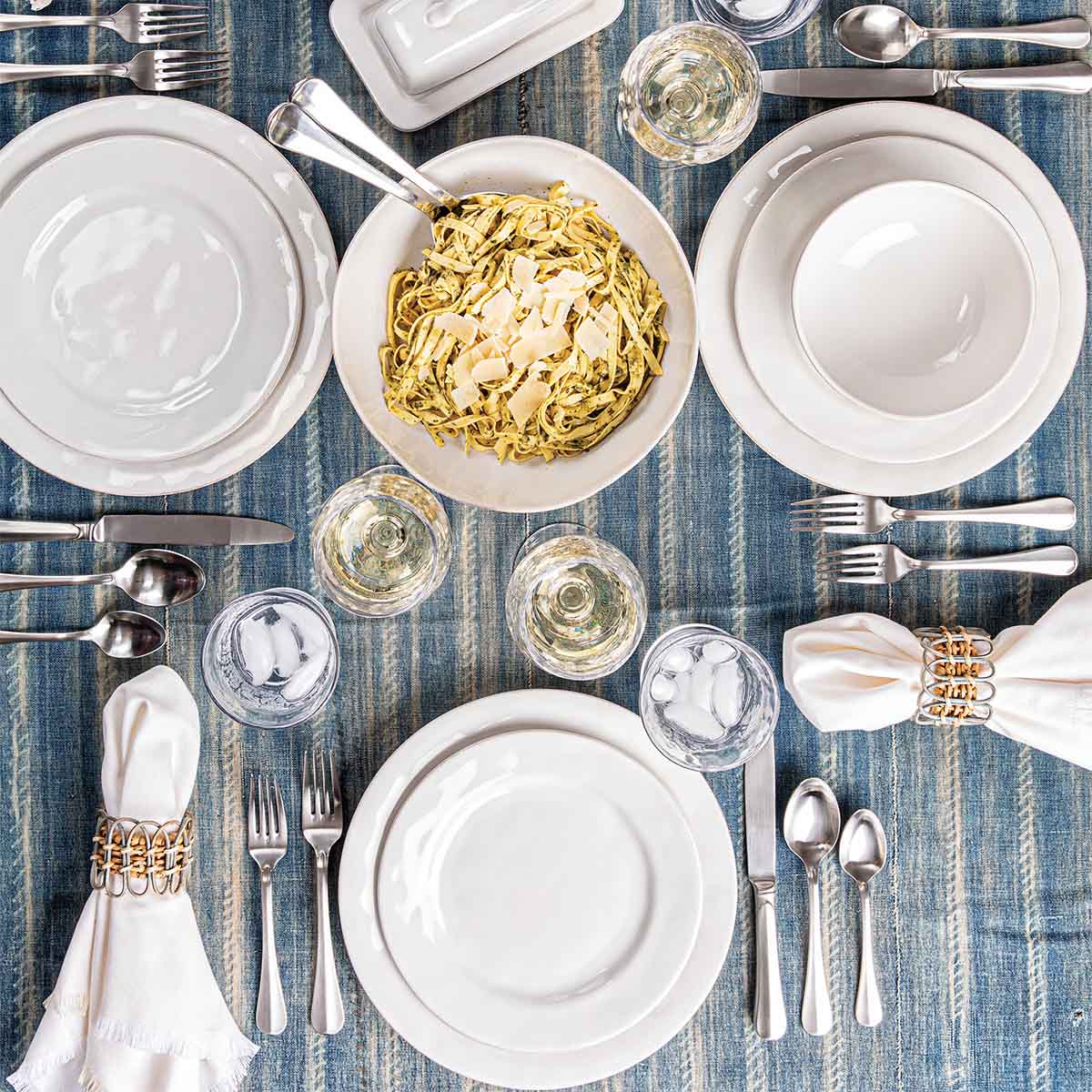 Puro Coupe 4pc Place Setting - Whitewash – Juliska