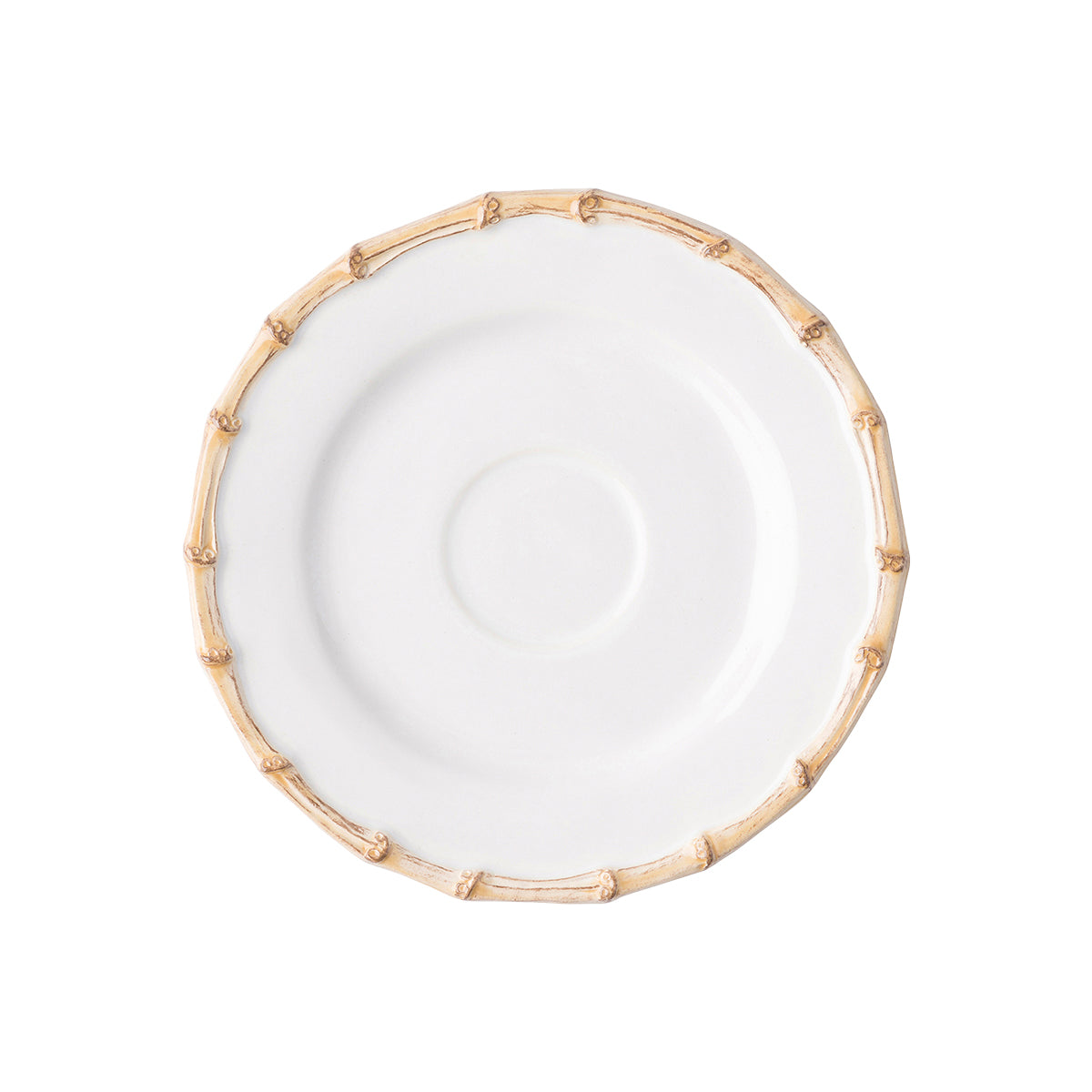 From our  Bamboo Collection- The trim and tailored companion to our tea and coffee cup - bring it along to collect drips and nestle your almond biscotti.