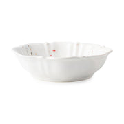 This whitewash bowl has a delicate Cherry Blossom design and nods to flowery blooms in its construction.