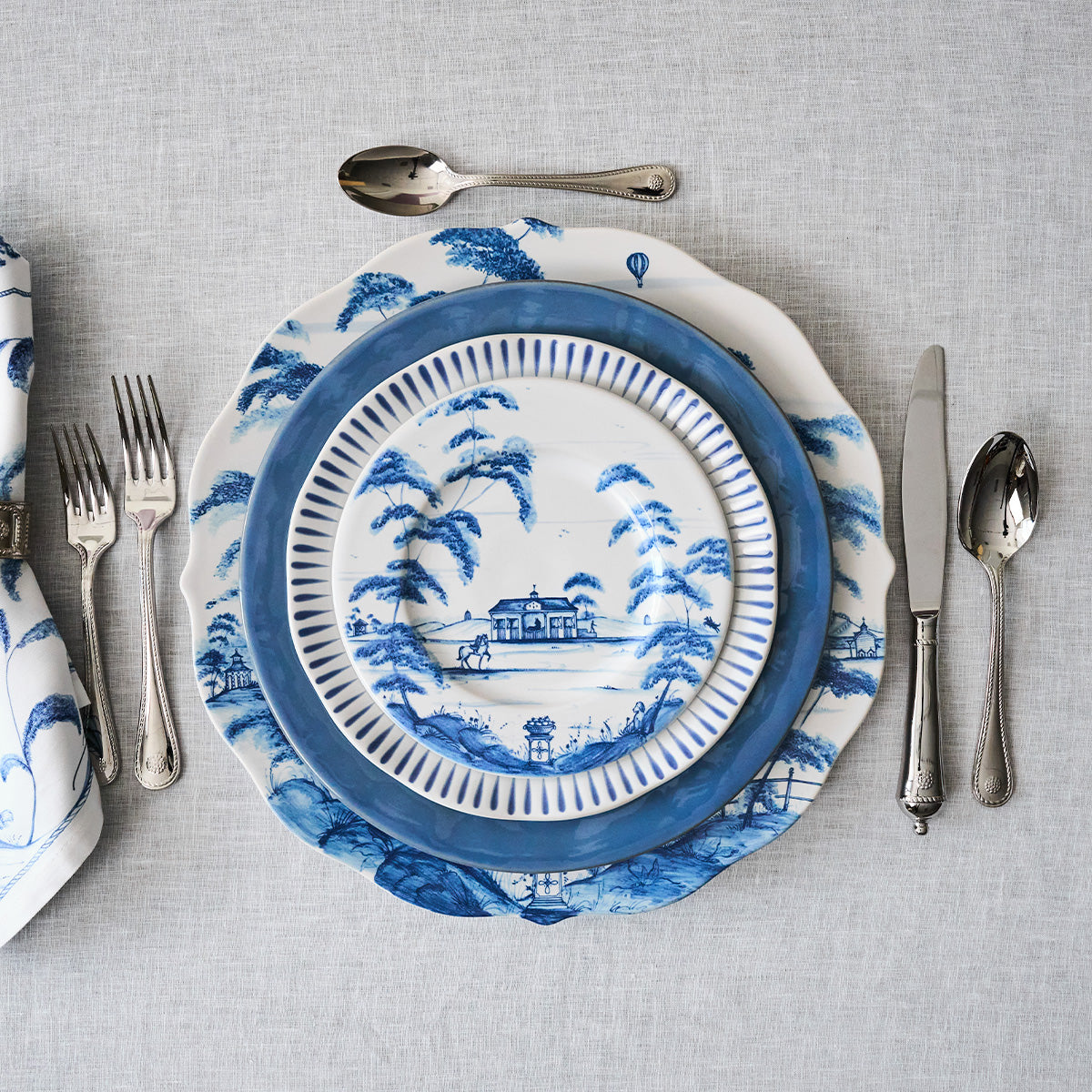 Country Estate Side-Cocktail Plate - Delft Blue – Juliska