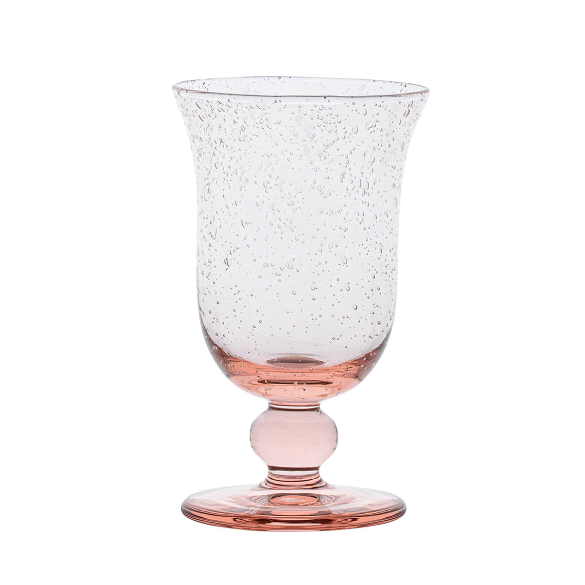 Inspired by the traditional bubbly glassware from Provence while making use of sturdy construction to make everyday drinking effervescent. For wine, water or a seasonal spritz (with or sans alcohol) this statuesque, mouth-blown goblet brings a charming spirit of joie de vivre to every sip. Offered in four chic and versatile hues: Basil, Chambray, Blush, and Clear (we always love to add a pop of color to the table with colorful glass)!
