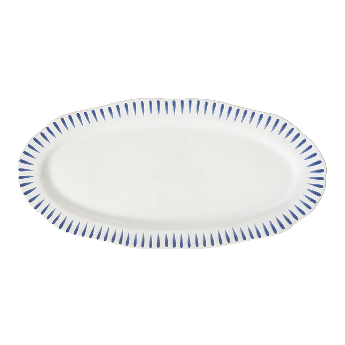 Sitio Stripe 15 in Hostess Tray - Delft Blue