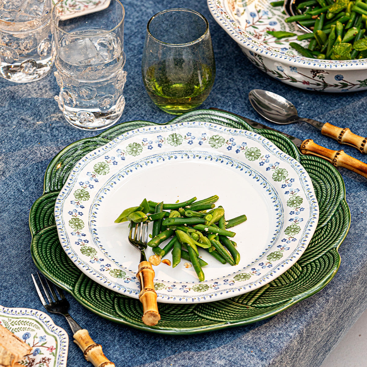 Villa Seville Dinner Plate - Chambray – Juliska