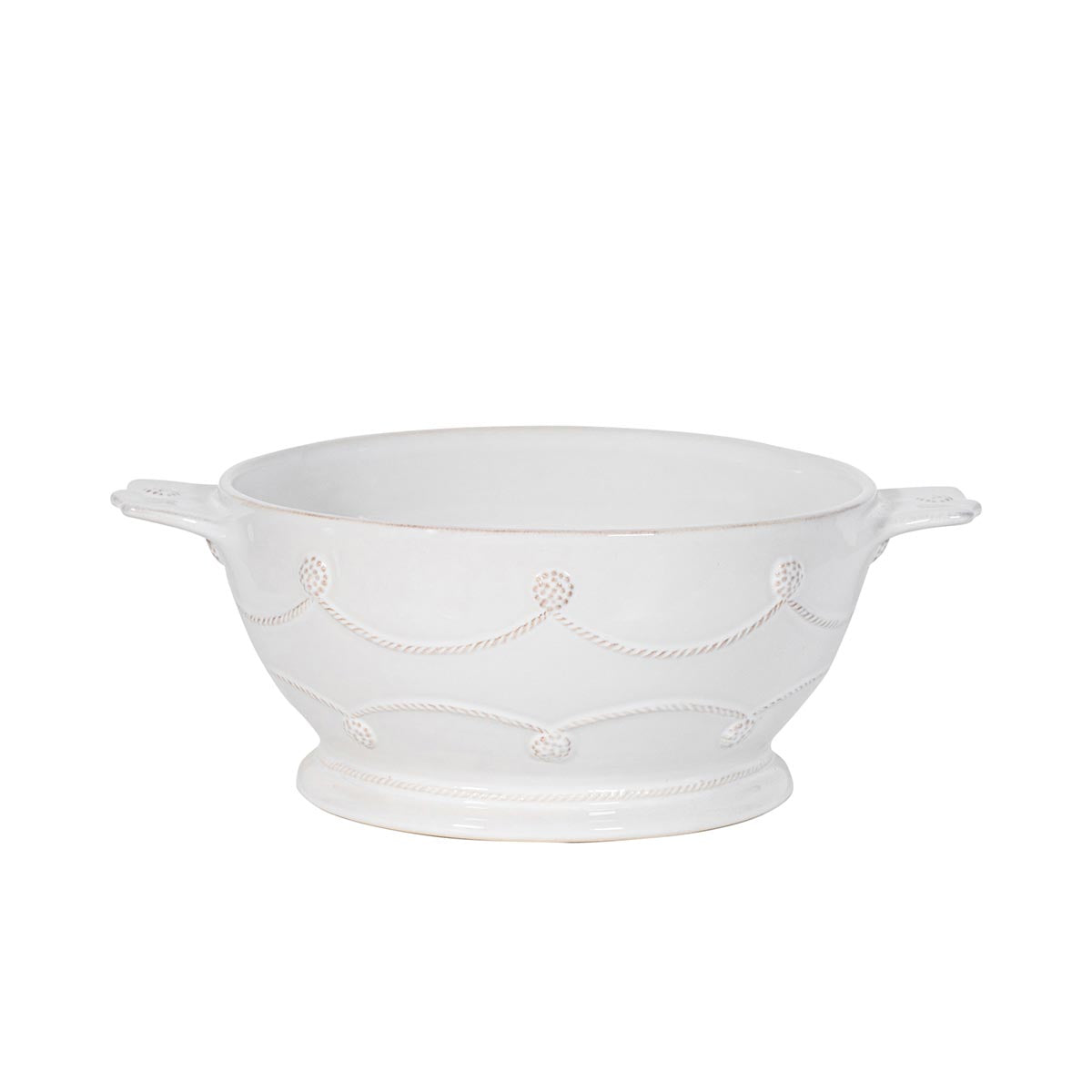 Berry & Thread Casserole with Lid - Whitewash | Juliska