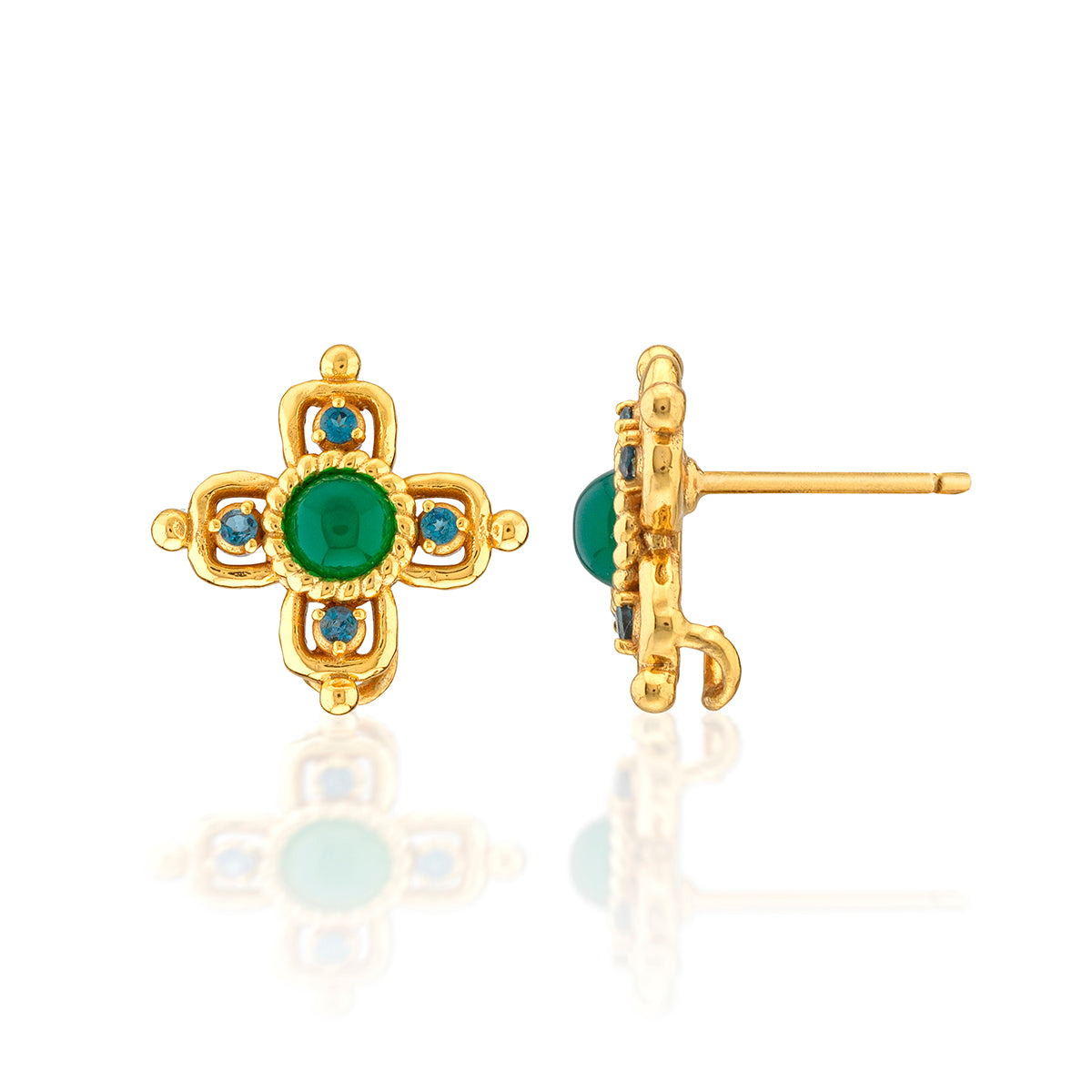 Contessa Drop Convertible Earrings - Multi Convertible View