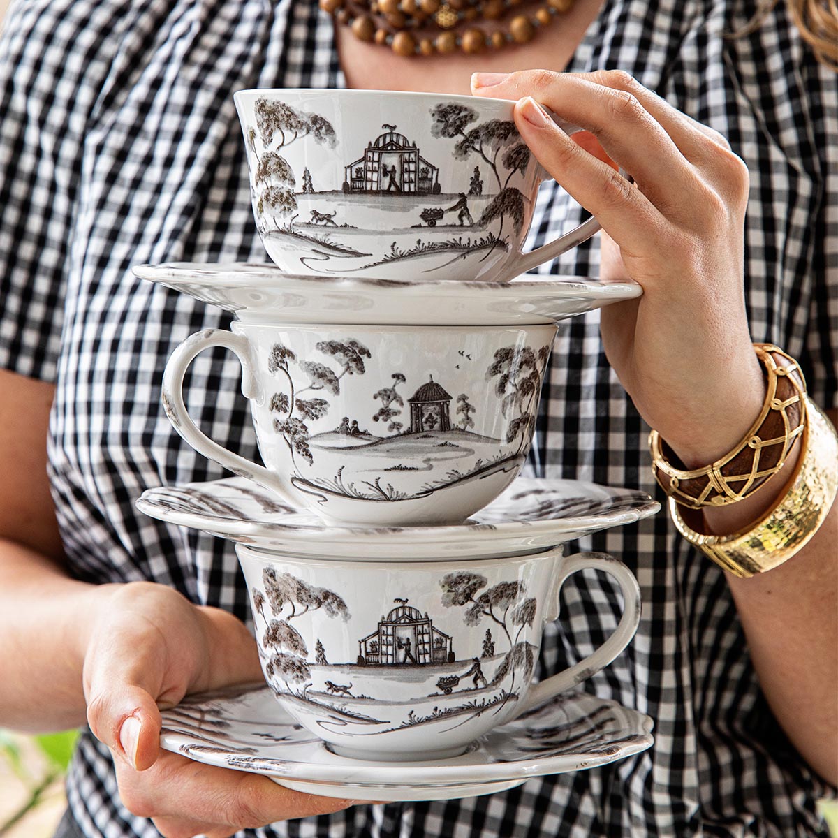 Country Estate Saucer - Flint Grey – Juliska