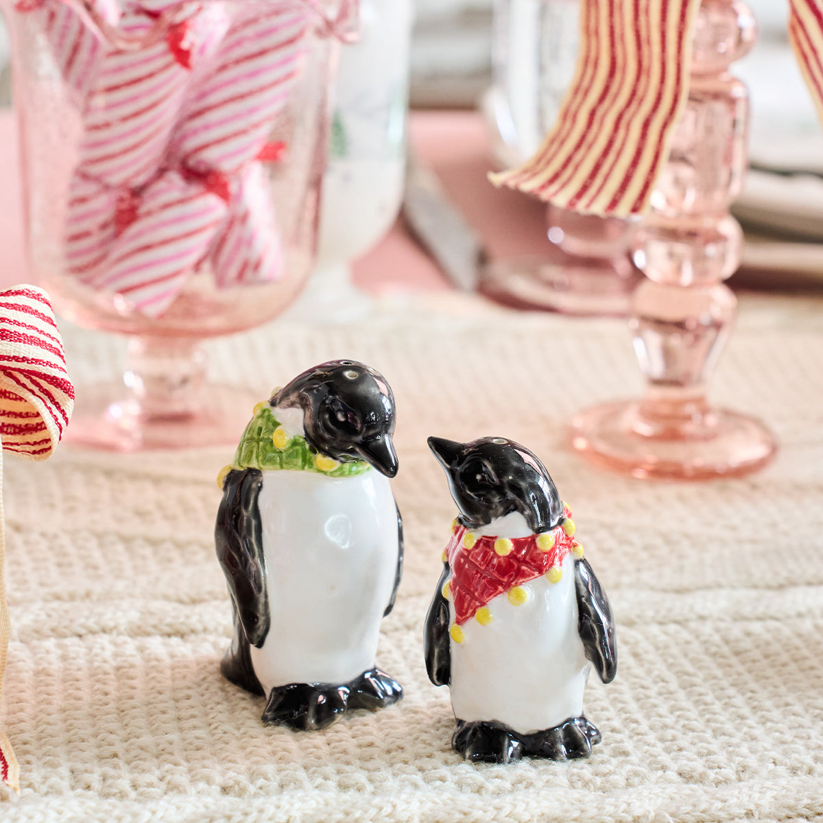 Clever Creatures Penguin Salt and Pepper Shakers Set/2pc - alternate angle