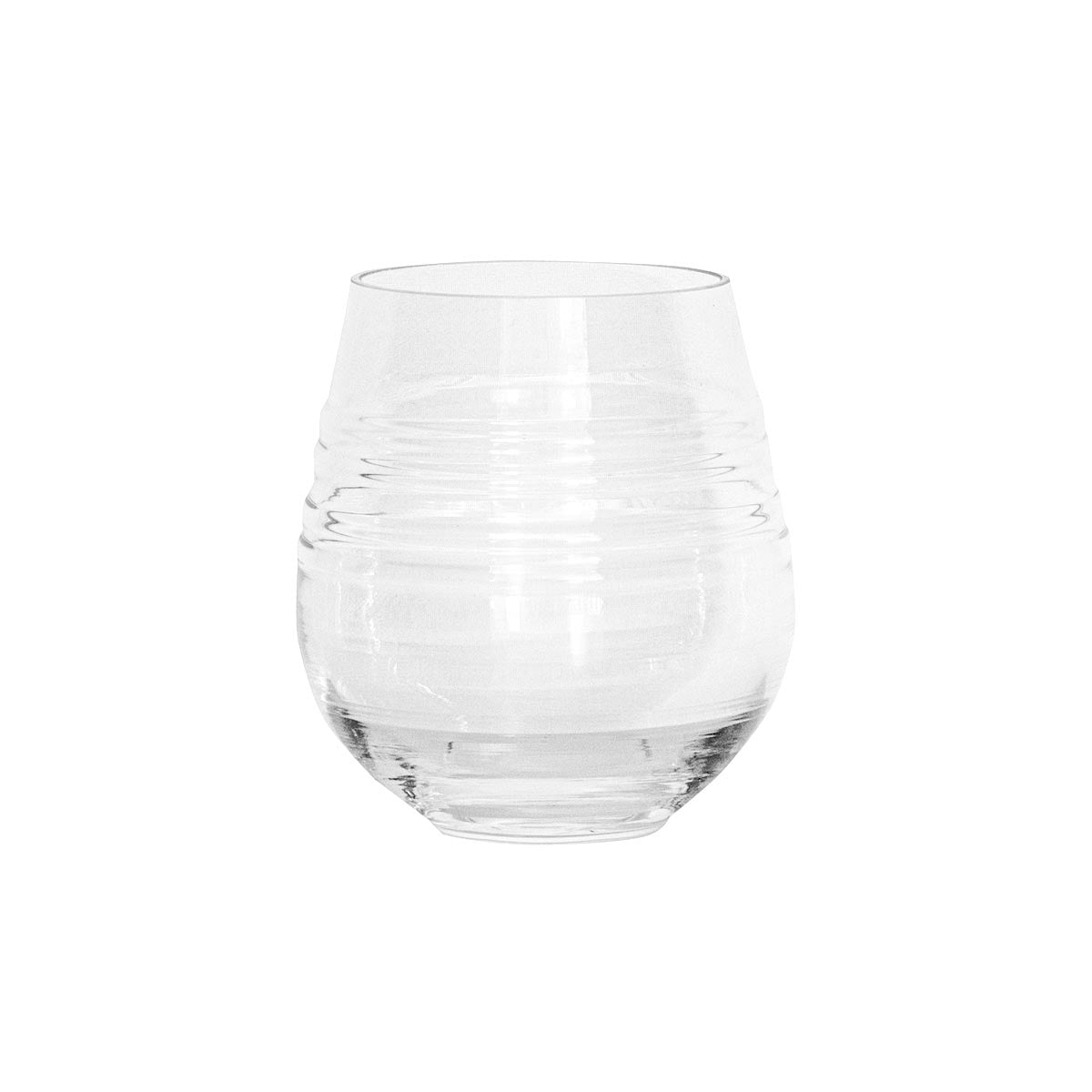 If you’ve ever poetically dropped a pebble into water and watched the mesmerizing rippling effect, you’ll recognize that radiating beauty that inspired this collection. These glasses are perfect for cocktail hour sipping, balancing just the right amount of simplicity with subtle eye-catching glimmer to make every moment a splash more special.