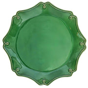 Berry & Thread Scalloped Charger/Platter - Basil