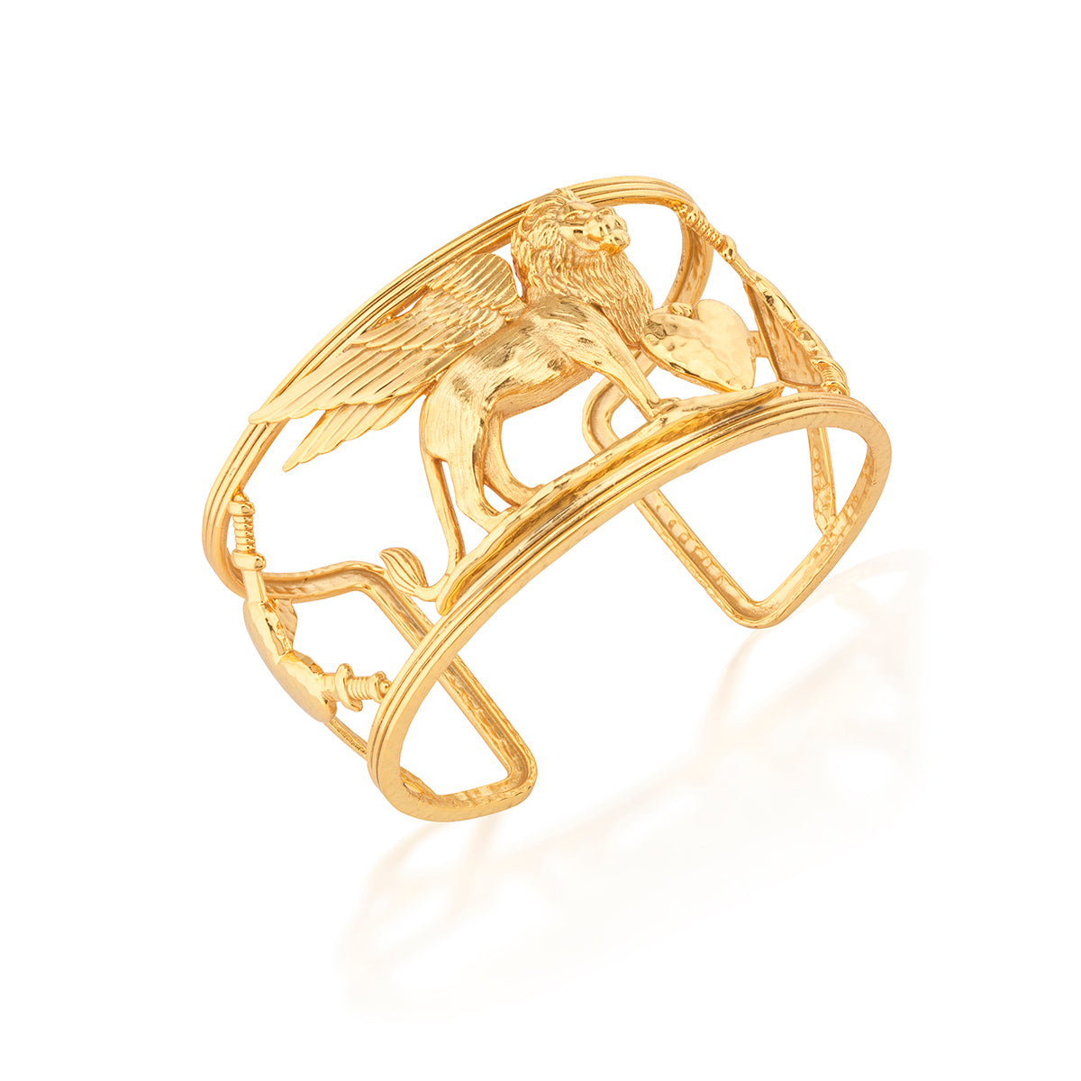 Lionheart Cuff - Gold detail 