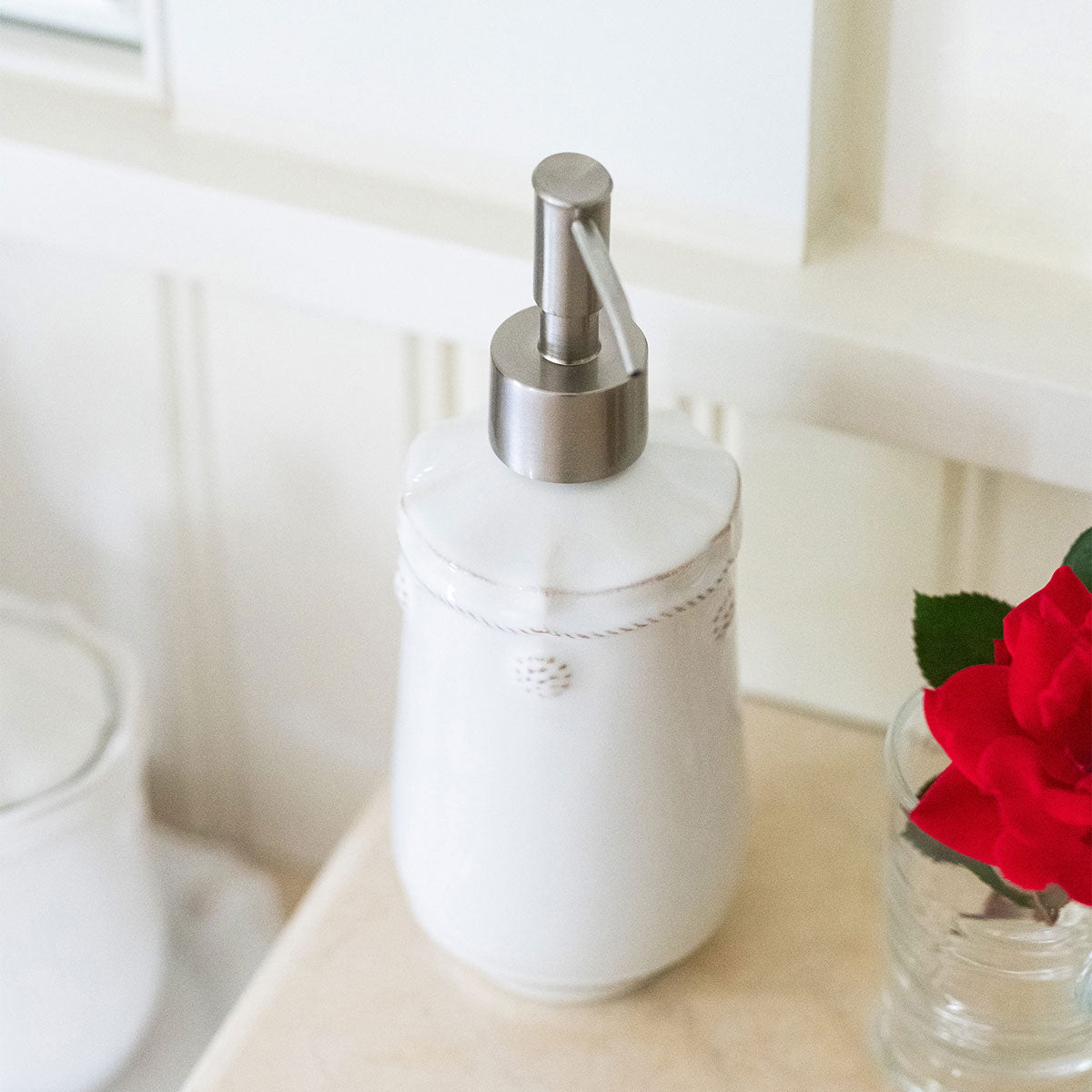 Berry & Thread Soap Dispenser - Whitewash – Shop Juliska