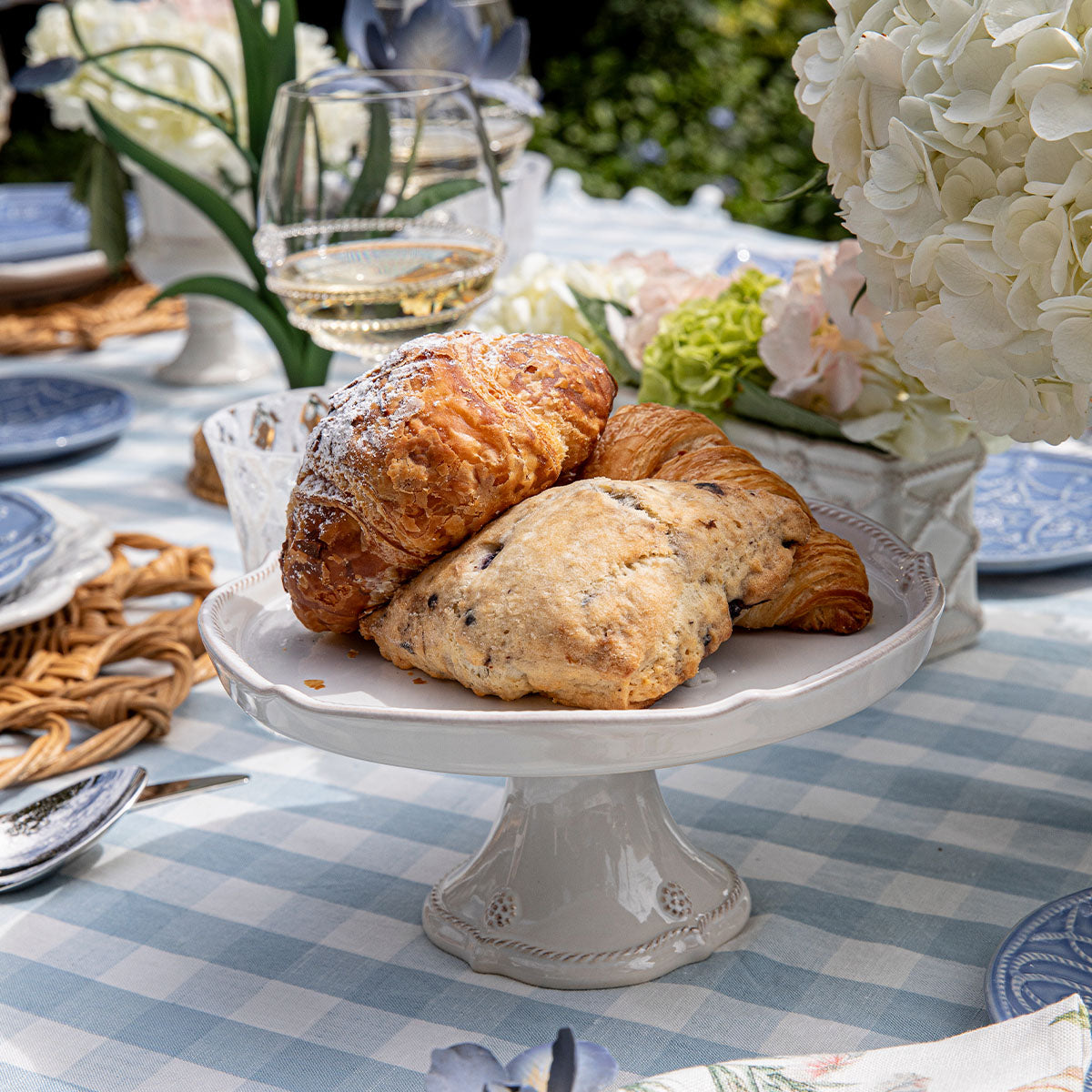 Berry & Thread Petite Cake Stand - Whitewash, alternate angle