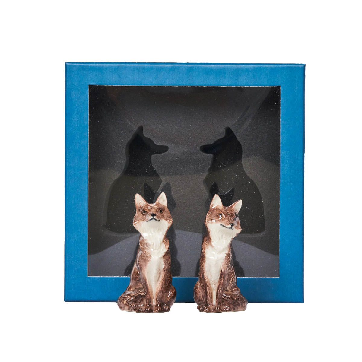 Clever Creatures Fox Salt and Pepper Shakers Set/2pc | Juliska