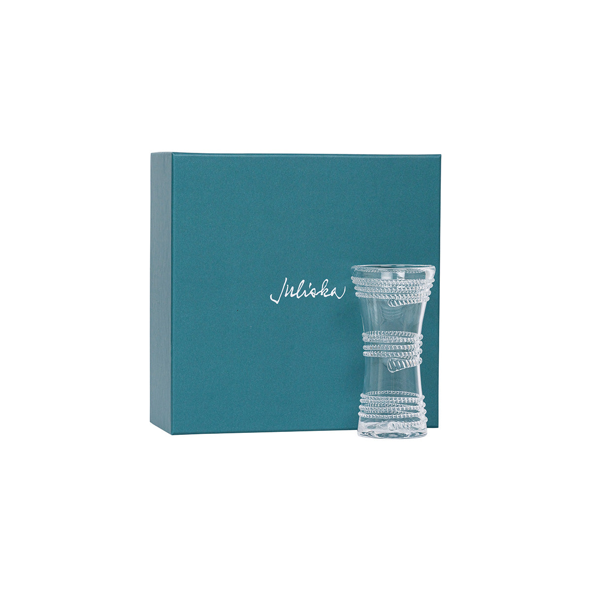 Ella 6" Corset Vase - styled table setting view