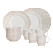Inspired by the oldest grove of oak trees in England’s Blenheim Park, this woodgrain textured collection is rendered in a fresh and peaceful palette of creams and warm browns, with our signature whitewash glaze and a patina to highlight the beautifully rich motif. Equally idyllic and chic, this versatile dinnerware flourishes year-round, and layers easily with many other Juliska patterns.