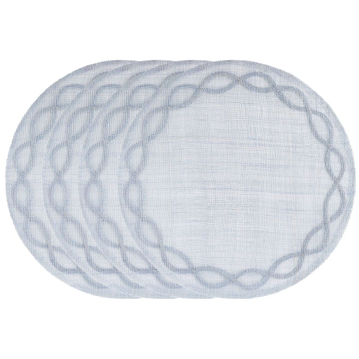 Tuileries Garden Placemat Set-4 - Chambray