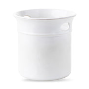 This handled utensil crock is substantial enough to house all your spoons, ladles, spatulas and more - and features a versatile shape that can double beautifully as a vase or wine cooler.