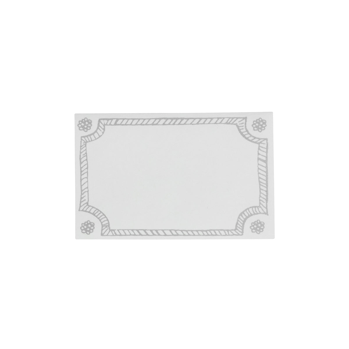 Berry & Thread Place Card Set/12 - Silver