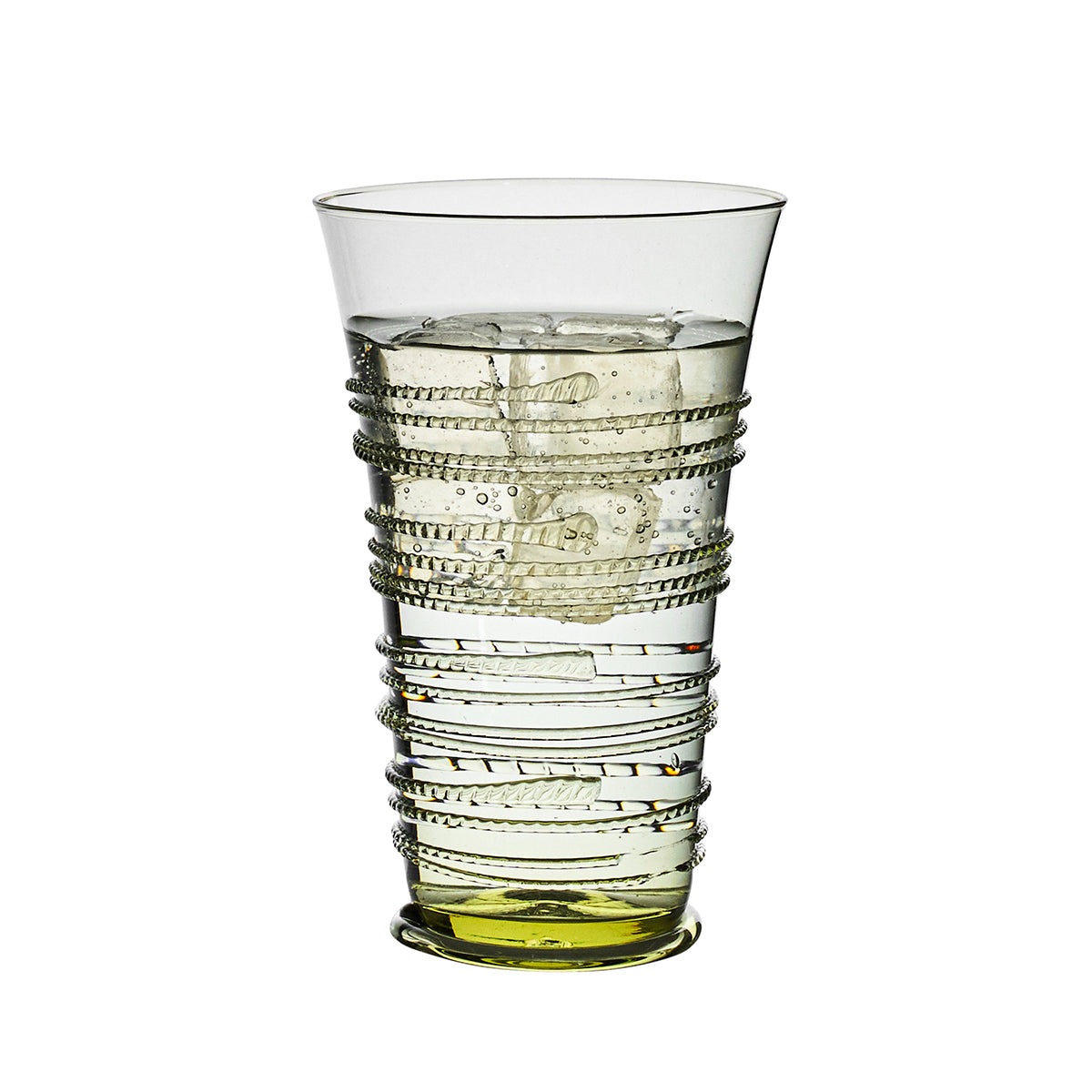 Ella Large Tumbler - Green - styled table setting view