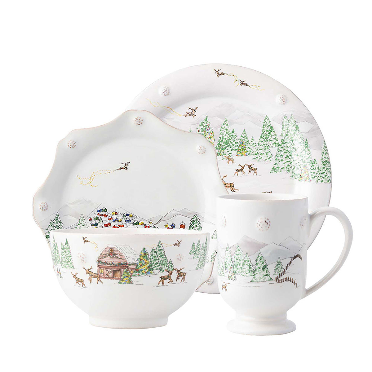 Berry & Thread North Pole 4pc Place Setting